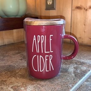 Rae Dunn “Apple Cider” Mug with lid